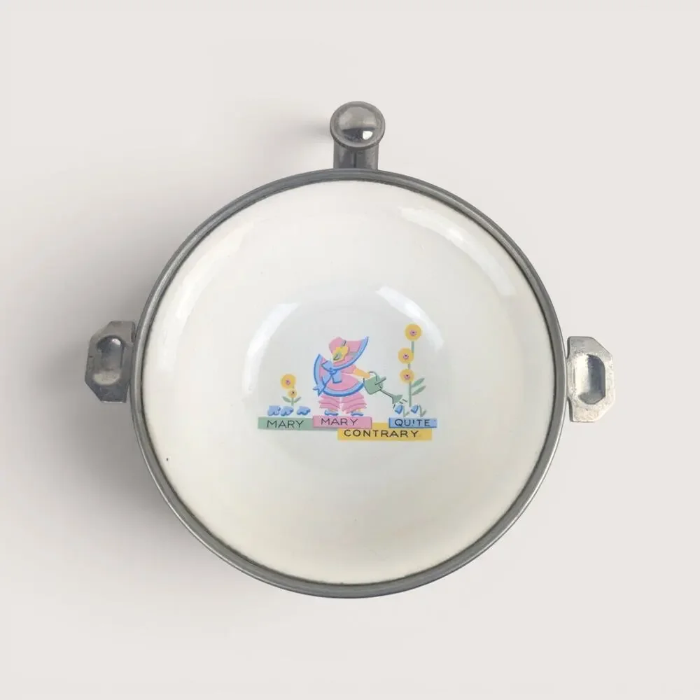 Vintage GW Company Mary Mary Quite Contrary Childrens Bowl